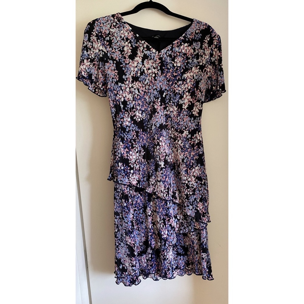 Floral Ruffle Mini Dress